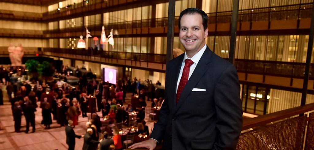 Marc Rosa at the 2017 President's Club Christmas Reception