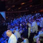 The scene inside Madison Square Garden