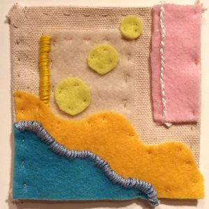 Margaret McCauley’s felt collage