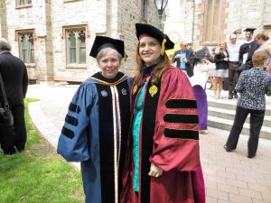 L-R) Kathleen Schiaffino with mentee Lisa DeBellis. Photo courtesy of Lisa DeBellis. 