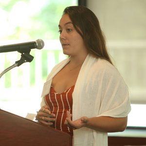 Melanie Taylor presented on white nose syndrome in bats