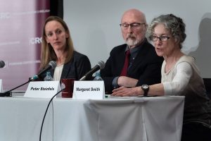 Karen Terry, Peter Steinfels and Margaret Smith