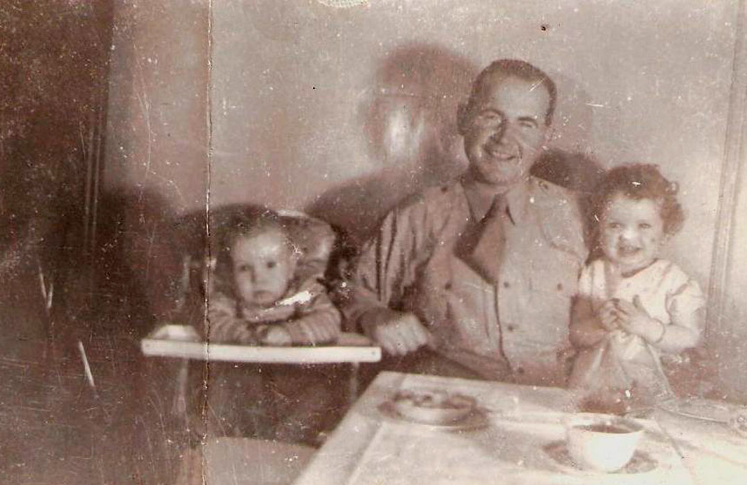 Dominic Ternan with his nephew and niece