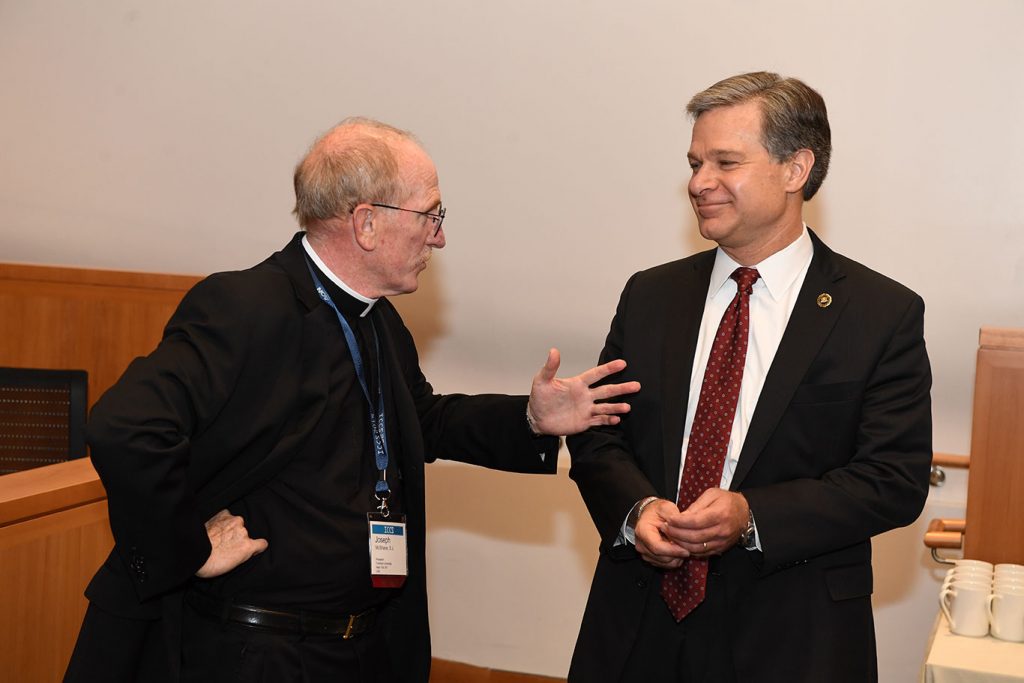 Joseph M. McShane speaks with Chris Wray