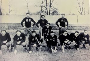 Fordham football’s famed linemen, the Seven Blocks of Granite,