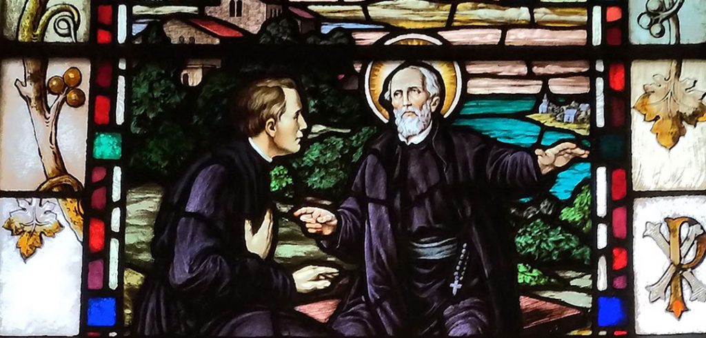 Saint Alphonsus Rodriquez and Saint Peter Claver, Stained Glass