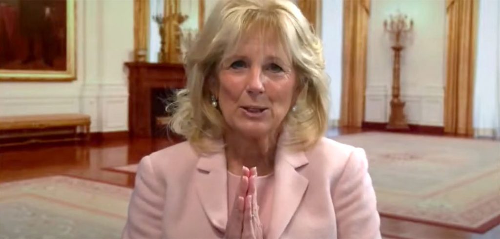 Jill Biden, thanks vets