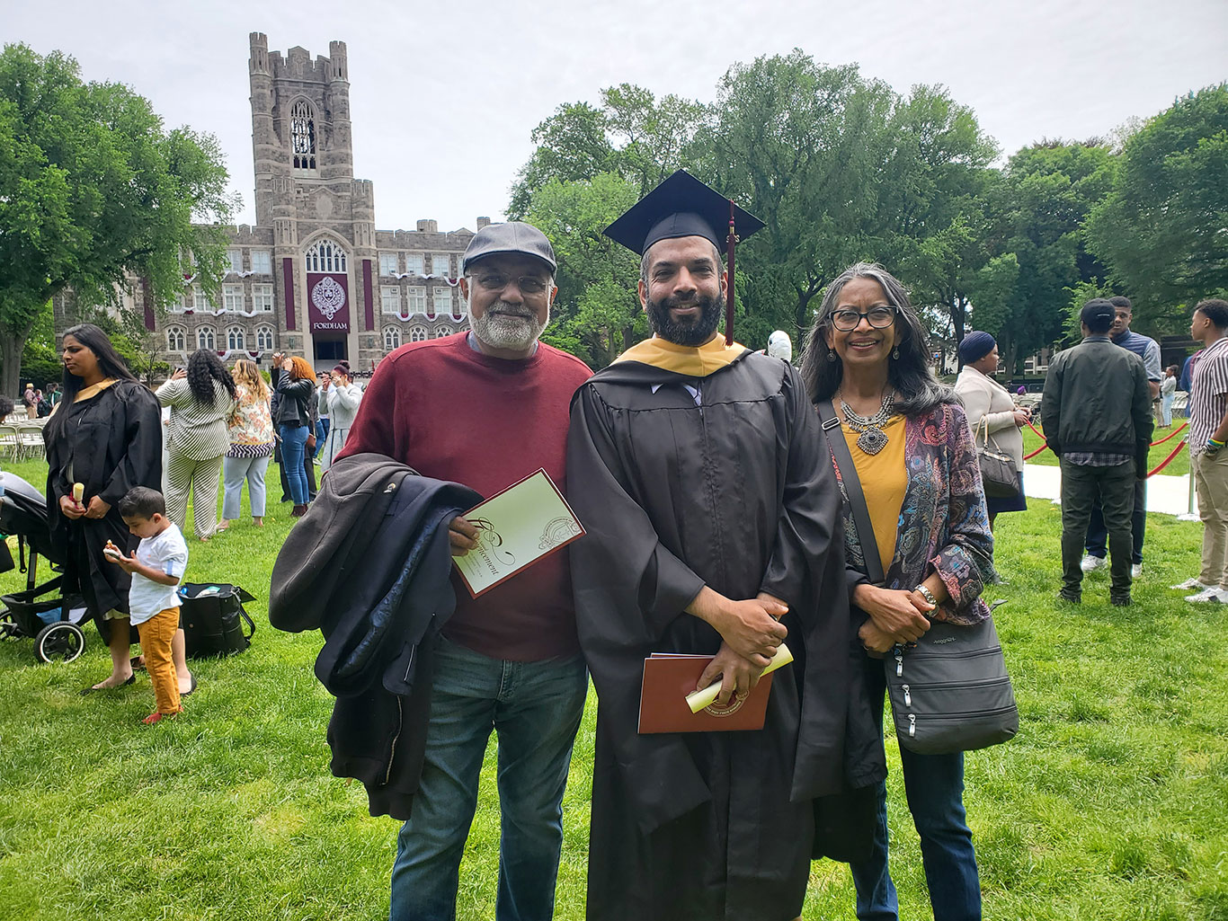 Cumar Sreekumar, Vivek Sreekumar and Mridula Nair