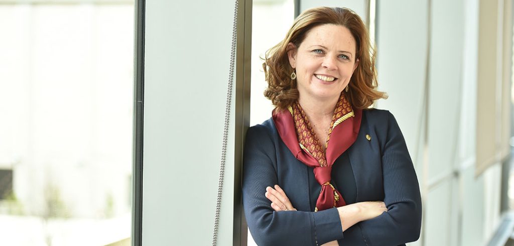 Tania Tetlow with arms folded