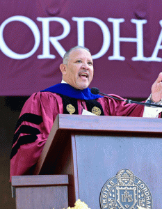 Man at podium