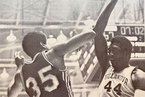 Charlie Yelverton playing against Villanova.