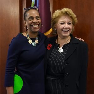 Anne Williams-Isom and GSS Dean Debra McPhee