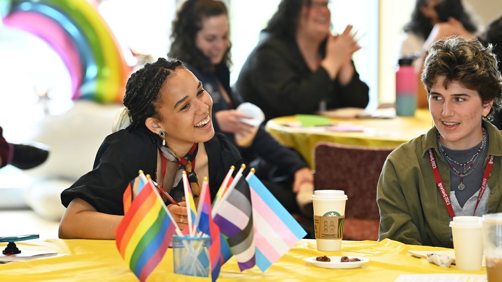 Students at the Ignatian Q conference at Fordham in spring 2023